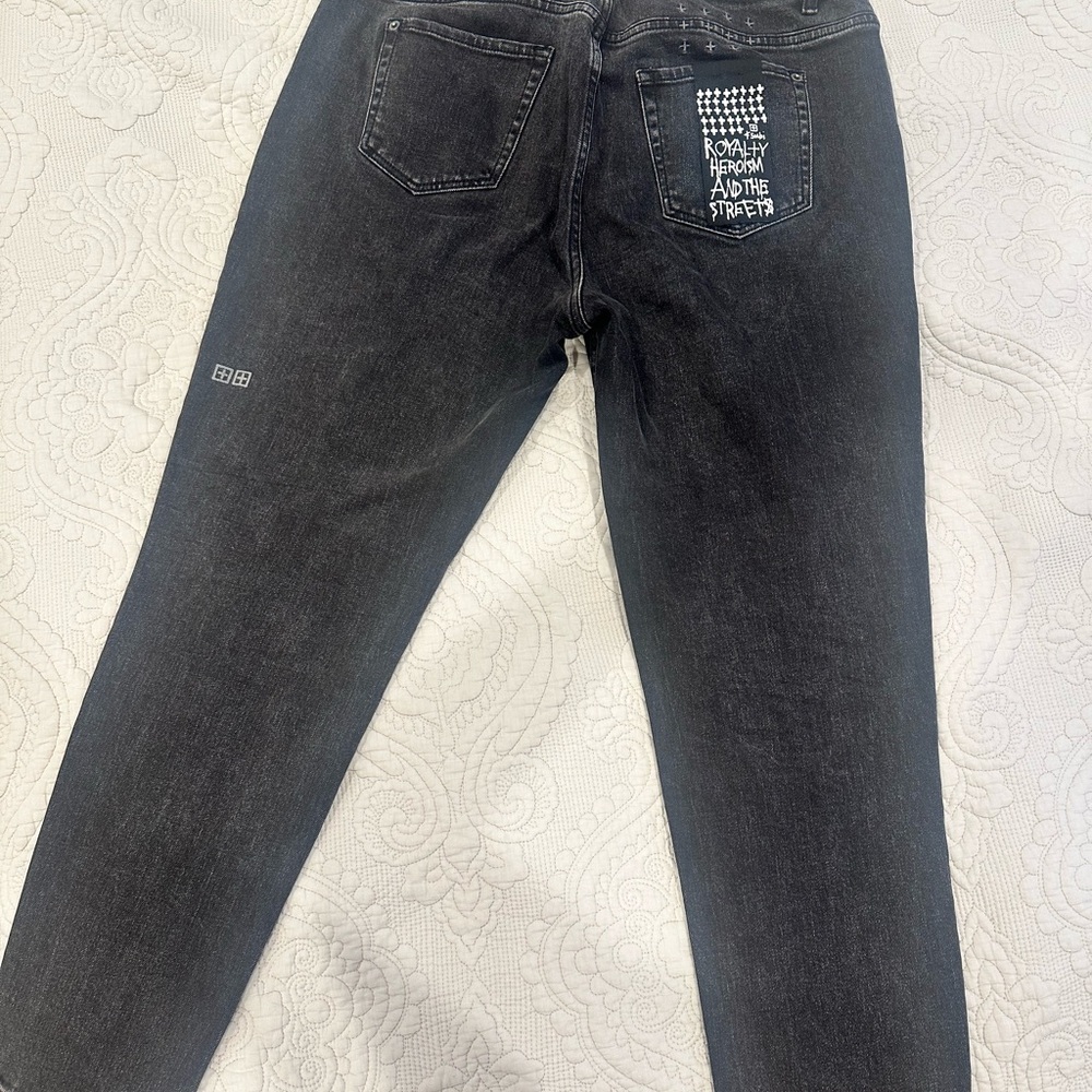 Ksubi Black Straight Leg Jeans